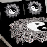 Black & White King Size 100% Cotton Bedsheets