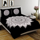 Black & White King Size 100% Cotton Bedsheets