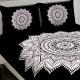 Black & White King Size 100% Cotton Bedsheets