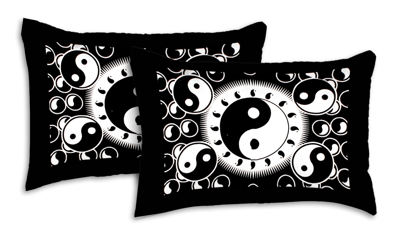 Black & White King Size 100% Cotton Bedsheets