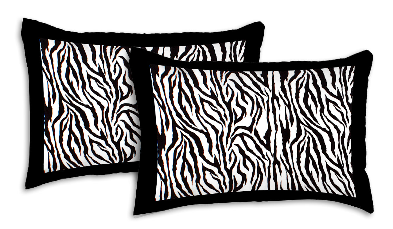 Black & White King Size 100% Cotton Bedsheets