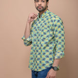 GajRaj Jaipuri Printed 100% Cotton Shirt