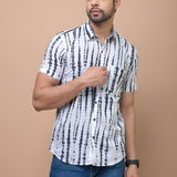 Tie and Dye Printed 100% Cotton Shirt