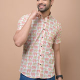 GajRaj Printed 100% Cotton Shirt