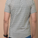 Black Butti Printed 100% Cotton Shirt