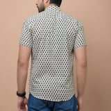 Black Butti Printed 100% Cotton Shirt