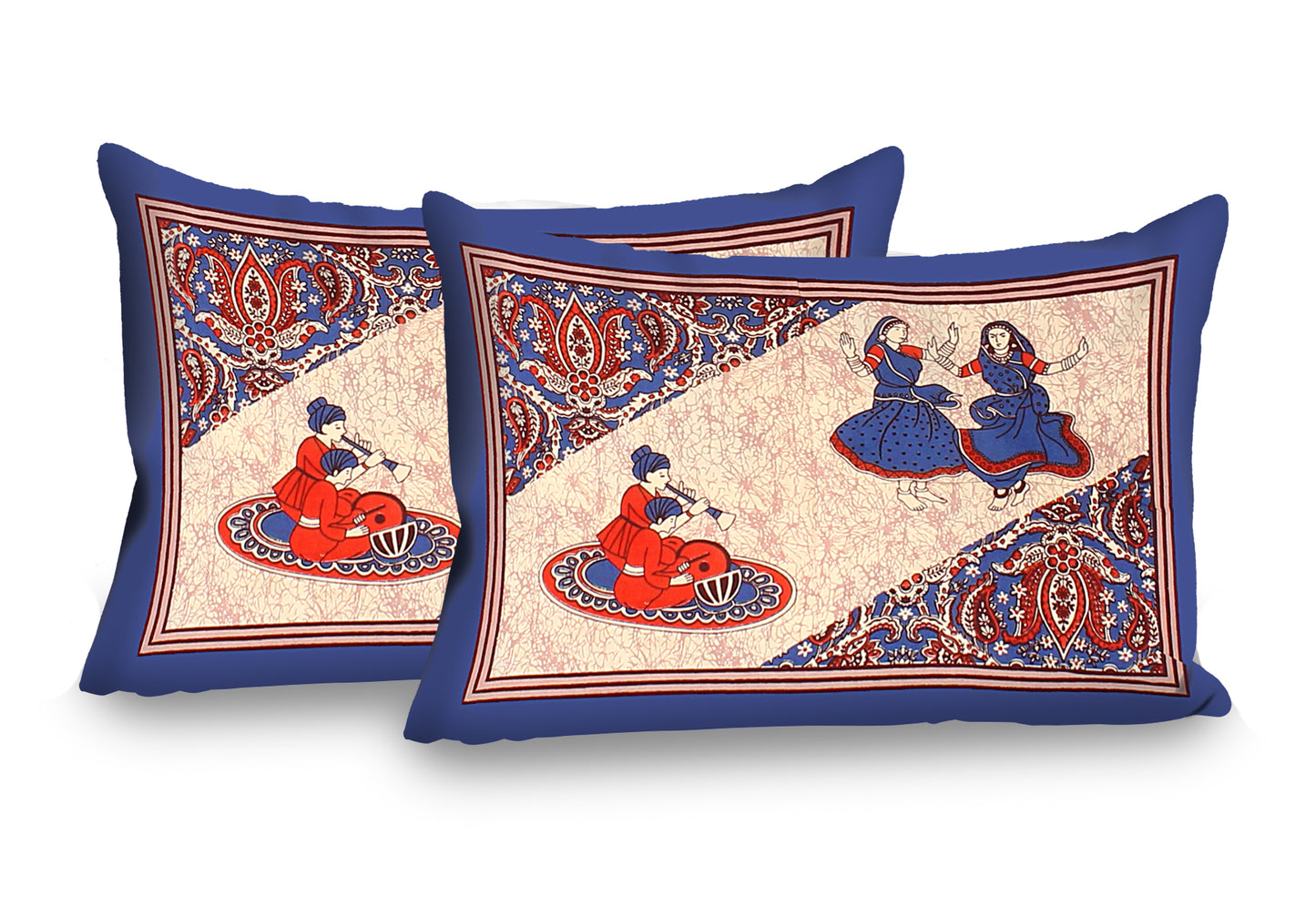 Dancing Dolls King Size 100% Cotton Bedsheets