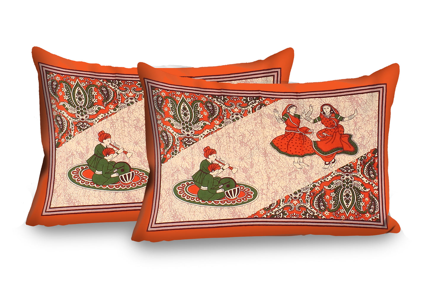 Dancing Dolls King Size 100% Cotton Bedsheets