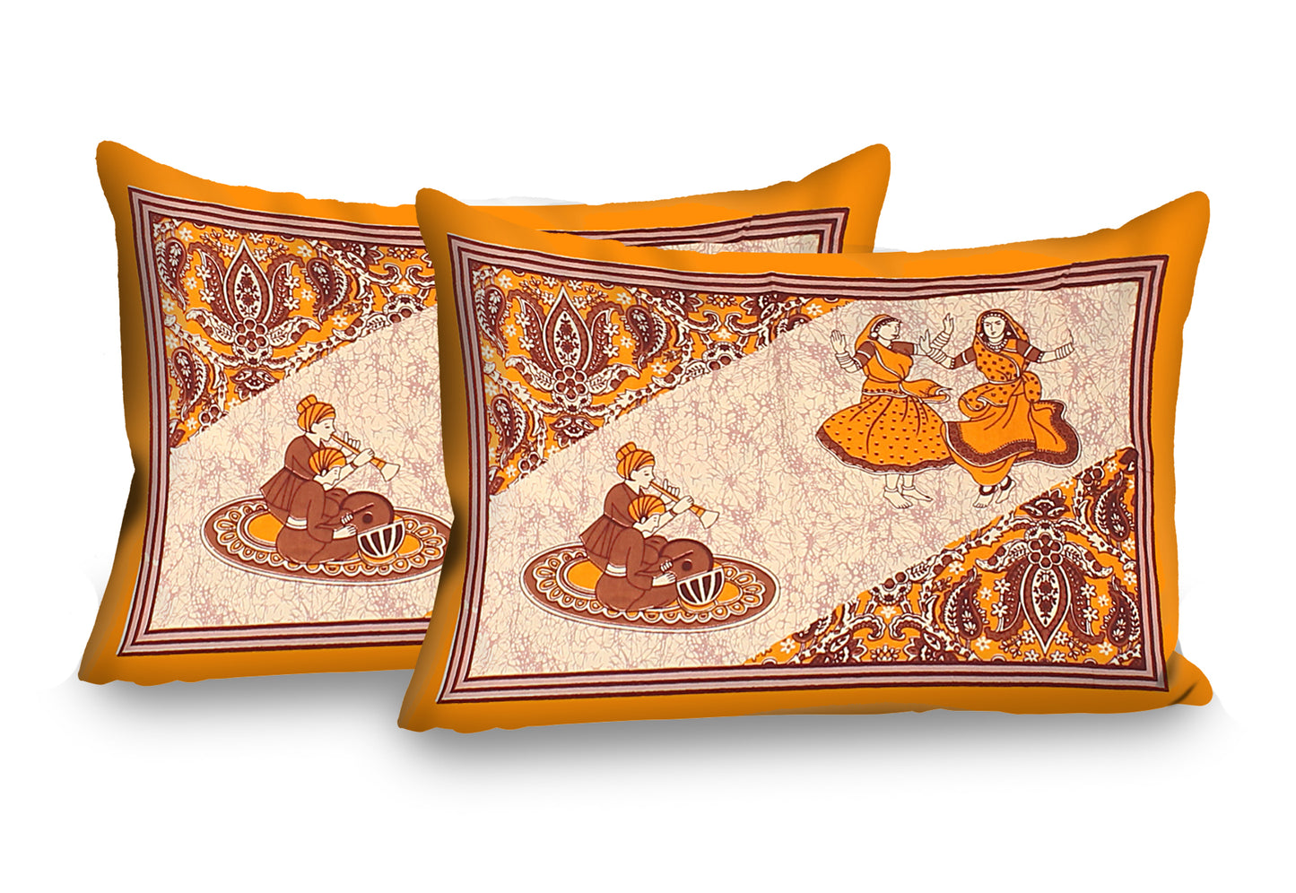 Dancing Dolls King Size 100% Cotton Bedsheets